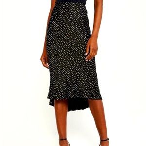 Abercrombie and Fitch satin midi skirt